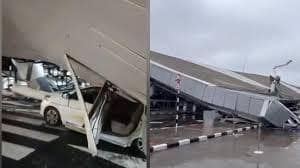 DELHI एयरपोर्ट पर टर्मिनल-1 की छत ​​​​​​गिरी, 1 की मौत