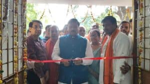 damoh श्री धर्मेंद्र सिंह लोधी ने सिंग्रामपुर में उप-स्वास्थ्य केन्द्र भवन किया लोकार्पित