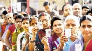 Loksabha election 8 राज्यों की 57 सीटों पर मतदान जारी Loksabha election बंगाल के भांगर में बमबारी, जयनगर में EVM की लूट Loksabha election